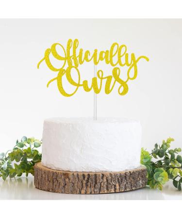 Officially Ours Cake Topper Happy Adoption Day Happy Gotcha Day Cake Topper Child Pet Adoption Party Supplies The Day I Got You Party Decoration Supplies - Buy Online on GoSupps.com