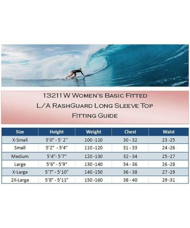 Body Glove Women's Long Sleeve Rashguard Top - White - Size Small - Buy Online on GoSupps.com