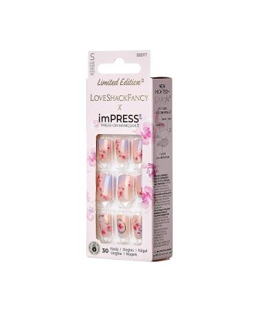 LoveShackFancy x imPRESS Limited Edition Sunkissed Peach Press-On Nails Kit - Buy Online on GoSupps.com