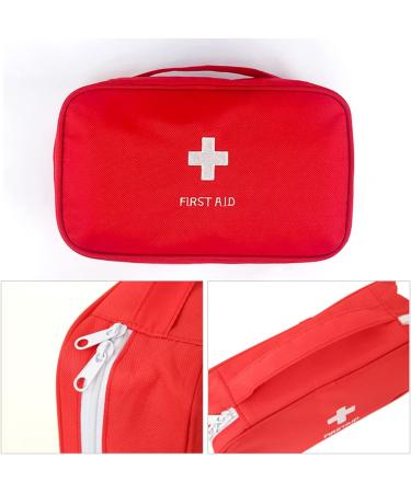 NB Medicine Bag - Travel First Aid Bag for Families | Caregiver & Emergency Bag - Red - Buy Online on GoSupps.com