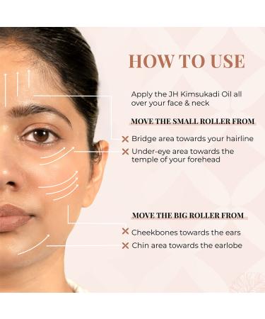 Kansa Metal Roller for Face & Neck - Reduce Fine Lines Wrinkles Puffiness & Detoxify Dull Skin | International Shipping - Buy Online on GoSupps.com