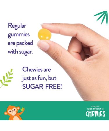 OmegaVia Kids Omega-3 Chewies - Strawberry Citrus Flavor, 45 Chewies - Buy Online on GoSupps.com