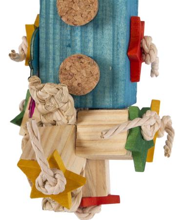 HappyBird Happy Unicorn Shredding Toy for Parakeets & Small Parrots | Eco-Friendly Chewing Toy International Shipping Available - Buy Online on GoSupps.com