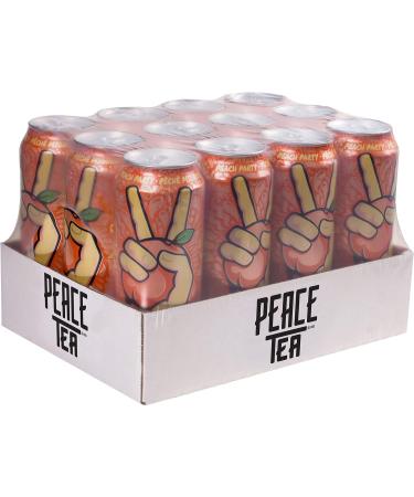 Peace Tea Peach Party 695mL Cans Pack of 12 Peach 695 ml (Pack of 12)