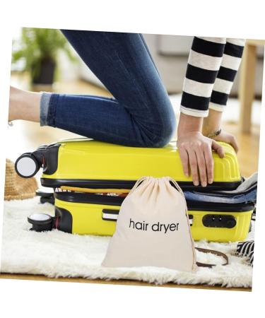 Healeved 4pcs Hair Dryer Storage Bag Hotel Storage Bag Small Blow Dryer Mini Travel Cosmetic Fabric - Buy Online on GoSupps.com