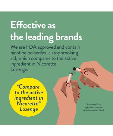 Healthy Living Nicotine Polacrilex Lozenge 2 mg Mint Flavor - 144 Count Stop Smoking Aid - Buy Online on GoSupps.com