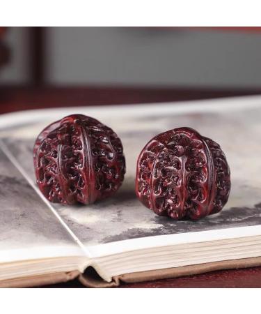 Unbit Ballstretcher & Magnetic Stress Ball - Portable Walnut Schnitz Massage Hand Exercise for Stress Relief | International Shipping Available - Buy Online on GoSupps.com