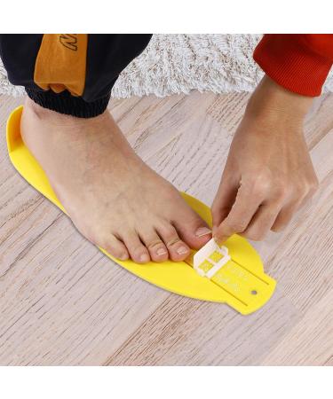 Healifty Shoe Sizer Measuring Device for Adults and Kids - Yellow Foot Measurement Gauge - Buy Online on GoSupps.com