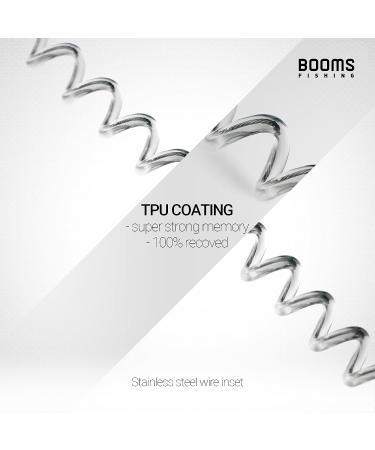 Booms Fishing T01 Coiled Lanyards - Black 3pcs | Secure Rods & Nets - Buy Online on GoSupps.com