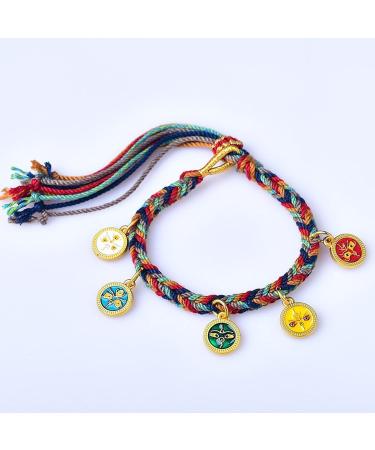 Oralgo's Hand-Woven Colorful Bracelet | Stylish & Symbolic Fashion Accessory for Everyday Use - Buy Online on GoSupps.com