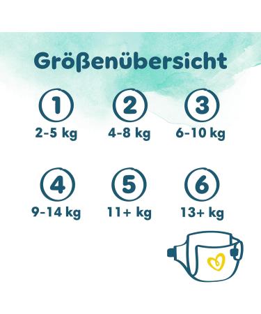 Pampers Harmonie Baby Diapers Size 1 (22 Pack) - Eco-Friendly Soft & Safe for Babies 2kg-5kg - International Shipping Available - Buy Online on GoSupps.com