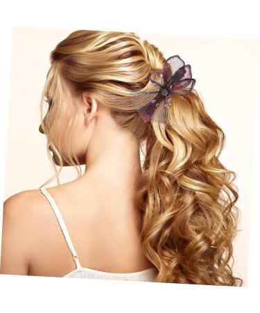Beaupretty Ponytail Hair Clip butterfly dancing ball headpieces decor for girls bridal vintage french s bow s bows dense copper wire Miss spring High Ponytail Clip - Buy Online on GoSupps.com