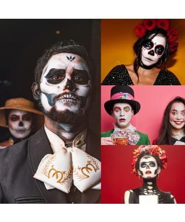 Professional Oil-Based Face Paint for Kids and Adults - Halloween SFX Makeup - 30g Black & White Set - Buy Online on GoSupps.com
