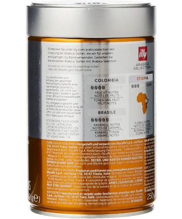 illy Coffee Beans Arabica Coffee Beans Selection Ethiopia 250 g (Pack of 2) - Buy Online on GoSupps.com