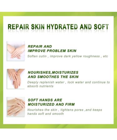 Green Tea Anti-Wrinkle Hand Mask - Hydrating Peel Off Hand Wax for All Skin Types (3 Pieces) - Nourish & Repair Calluses - Buy Online on GoSupps.com