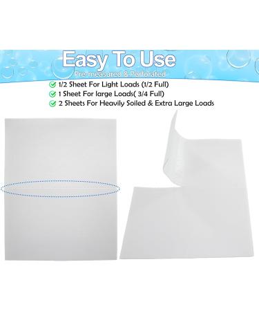 Eco-Friendly Laundry Detergent Sheets (120 Loads) - Hypoallergenic Enzyme-Based Stain Remover for Travel - Fresh Scent - Buy Online on GoSupps.com