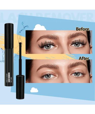 KevKev Lash Remover 10ml - Effective Eyelash & Cluster Lash Adhesive Remover with Brush & Cotton Swabs for Easy Removal - Buy Online on GoSupps.com