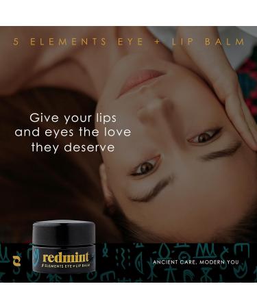 Redmint Eye & Lip Balm | Hydrating TCM Formula | Soothes & Protects Delicate Skin | 10 ml - Buy Online on GoSupps.com