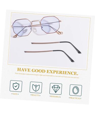 Lurrose Sunglasses Arm Legs & Glasses Brackets - Metal Leg Push Buttons & Nasal Pads for Eyewear - Buy Online on GoSupps.com