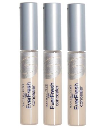 3 x Maybelline New York EverFresh Concealer - Medium Beige