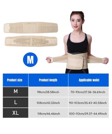 Back Braces for Lower Back Pain Relief Breathable Back Support Belt Adjustable Lumbar Support Belt Reinforced Bones Back Pain Belt M - Buy Online on GoSupps.com