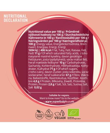 Super Fudgio Organic Bonbons - Vegan Gluten-Free Palm Oil-Free Treats with Agave & Dates | 10 x 150g - Buy Online on GoSupps.com