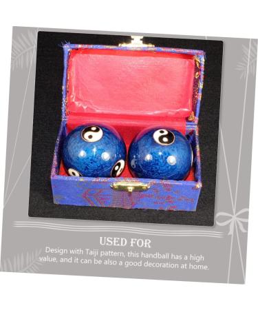 Handmade Health Massage Handball Set | Deep Tissue Yoga Balls | Decorative Marble Manual Gym Ball - Buy Online on GoSupps.com