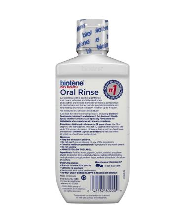 Biotene Fresh Mint Alcohol-Free Oral Rinse Mouthwash 8oz - Moisturizing for Dry Mouth - Buy Online on GoSupps.com