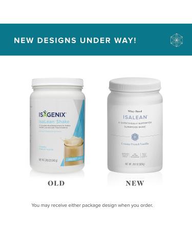 Isagenix IsaLean Shake - Superfood Meal Replacement Drink Mix for Weight Management & Muscle Growth - 826g Canister (French Vanilla) - Buy Online on GoSupps.com
