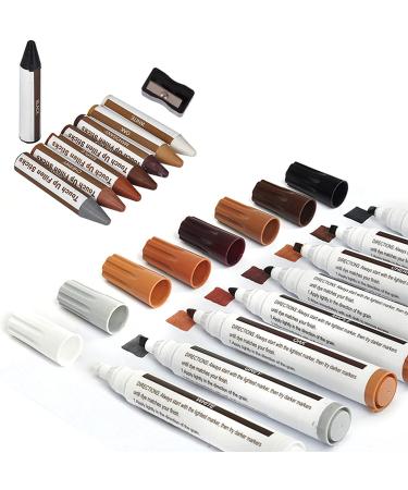 Wood Furniture Repair Kit - Set of 42 Furniture Repair Wood Fillers Markers and Wax Sticks - Used for Cover Ups Scratches Stains Tables Desks Wooden Floors Carpenters 1288 Colors - Buy Online on GoSupps.com