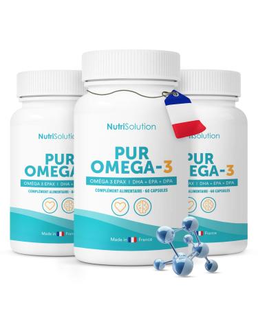 PurOmega-3: Premium Omega-3 Formula with EPA DHA and Rare DPA - Advanced Support for Heart Brain and Eye Health - Wild Fish Oil - 60 Softgels (3)