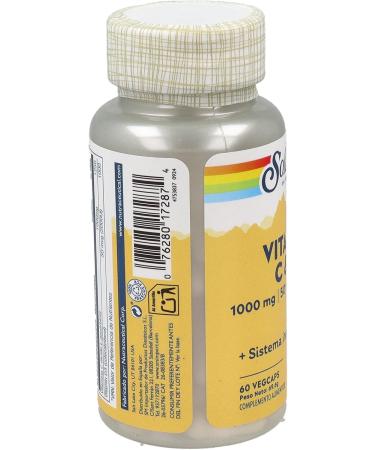  SOLARAY SOLARAY Vitamin C & D 1000 mg C & 50 mcg D suitable for vegetarians Vegcaps 200 g 60 units - Buy Online on GoSupps.com