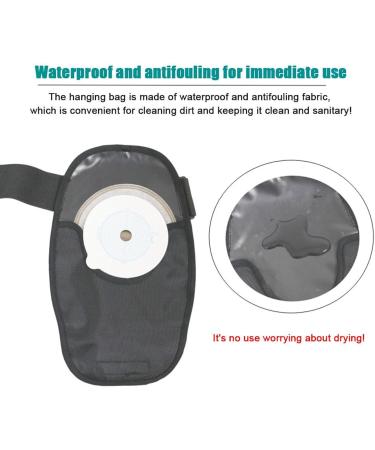 Waterproof Ostomy Bag Covers 31x18.5 cm | Adjustable Elastic Belt for Colostomy & Urostomy | Laqerjc - Buy Online on GoSupps.com