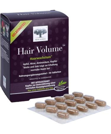 New Nordic Hair Volume Tablets - Boost Hair Growth & Thickness | 90 Count | International Shipping - Buy Online on GoSupps.com