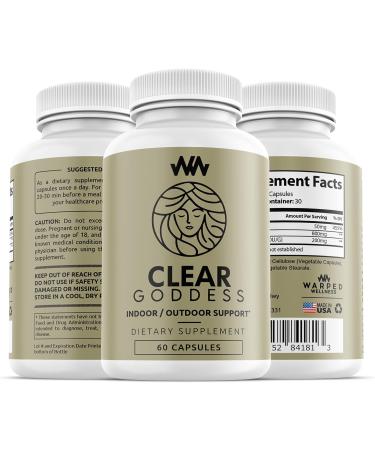 Warped Wellness Women's Allergy & Immune Support Supplement - Female Sinus & Nasal Relief Vitamin - Clear Goddess - Buy Online on GoSupps.com