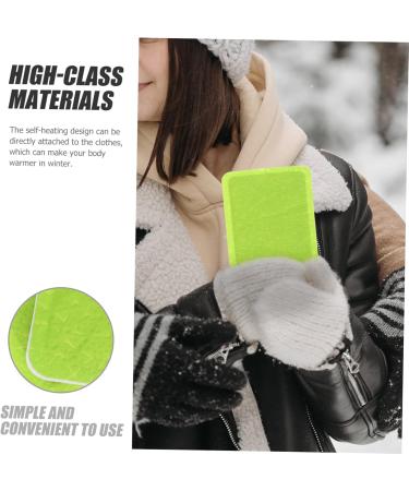 Clispeed 40 PCS Self-Warming Heat Pads | Portable Menstruation & Cold Relief | Disposable Green Patches for Home & Work - 13x10cm - Buy Online on GoSupps.com