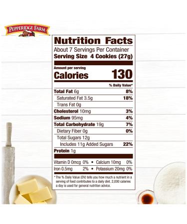 Pepperidge Farm Bordeaux Caramelized Crisp Cookies 6.75 Oz - Irresistible Treats (1 Pack) - Buy Online on GoSupps.com