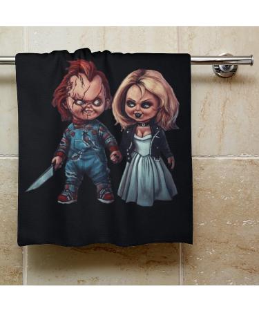 Horror Chucky Microfiber Washcloth Towel - Absorbent & Soft Bath Towel 28.7 x 13.8 Inches - Buy Online on GoSupps.com