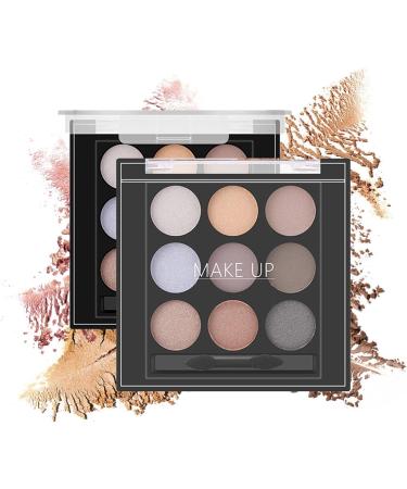 Eye Shadow 9 Colors | Eyeshadow Palette | Eye Shadow Makeup Pallet Smooth Texture Waterproof Cosmetics for Women Girls/ 03# - Buy Online on GoSupps.com