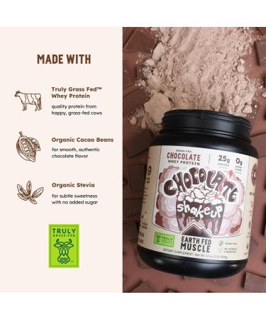 Earth Fed Muscle Ca-Cow! Chocolate - 2lb Truly Grass Fed Whey Protein No Fillers Non-GMO Soy Free Hormone Free - Buy Online on GoSupps.com