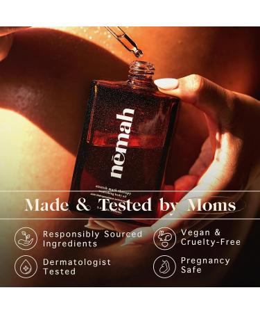 Nemah Belly Oil For Pregnant Women Stretch Mark Oil Quick Drying Non-Greasy With Jojoba Coconut Hemisqualane Blend Pregnancy Stretch Mark Prevention Pregnancy Essentials Vegan 3.4 Fl Oz - Buy Online on GoSupps.com