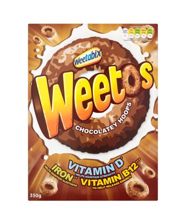 Weetabix Weetos Chocolate Hoops 350 g