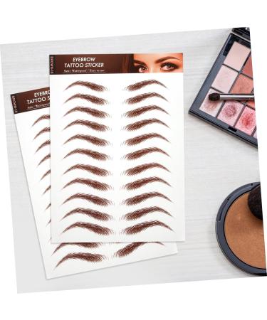 BIUDECO 5 Sheets Eyebrow Stickers Fake Eyebrows Eyebrow Sticker for Eyebrows Waterproof Eyebrow Waterproof - Buy Online on GoSupps.com