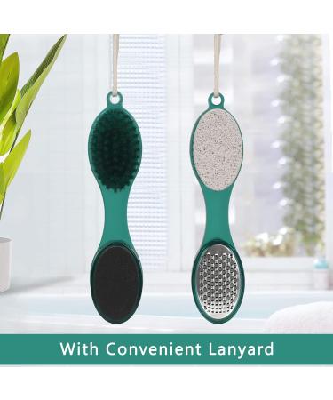 Unaone 4 in 1 Foot File Pedicure Kit - Callus Remover & Manicure Tool for Home Foot Care - Green - Buy Online on GoSupps.com