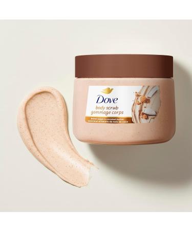 Dove Brown Sugar and Coconut Butter Body Scrub Exfoliates and Deeply Nourishes for Smooth Radiant Skin 15 oz Brown Sugar & Coconut Butter 15 Ounce (Pack of 1) - Buy Online on GoSupps.com