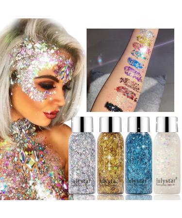 Buy 2Pcs Liquid Metallic Eyeshadow - Long Lasting Gel Formula with One-Swipe Coverage | Highly Pigmented Glitter & Shimmer for Stage Makeup (30ml - Buy Online on GoSupps.com