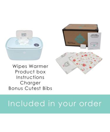 Portable EZ Baby Trendy Wipes Warmer with Plug-in Holder for Comfortable Diaper Changing - Green - Buy Online on GoSupps.com