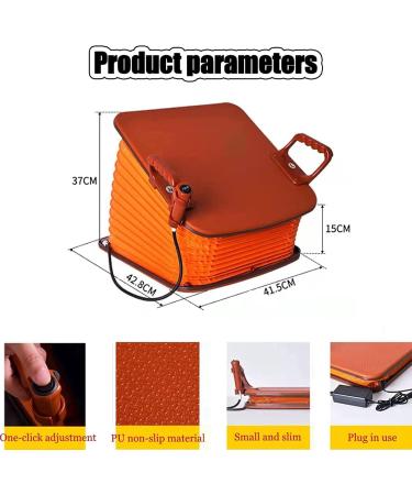 Electric Uplift Seat Assist Cushion Easy Lift Assist Cushion Powered Lift Cushion Portable and- Support 100kg/Carry Handles for Elderly Yellow - Buy Online on GoSupps.com
