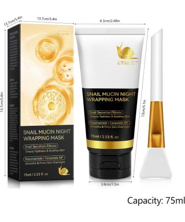 Nighttime exfoliating face scrub 75ml | Illuminating moisturizing sleep gel | Facial toner for morning routine post-exercise skincare and skincare - Buy Online on GoSupps.com