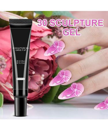  yanzisura 3D Sculpting Gel - Decorative Nail Glue Non-Stick Sculpting Gel for Various Occasions - Buy Online on GoSupps.com